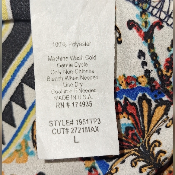 Boho Floral Print Racerback Tank - Picture 4 of 7